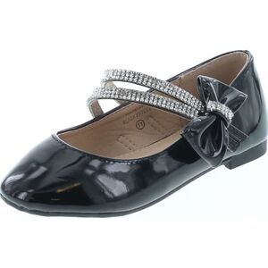 ANNA Daze-07K Black Patent ChildG flats-shoes 1 NEW